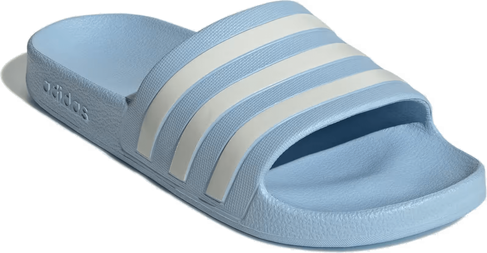 adidas Adilette Aqua Slides Glow Blue Zero Metalic (Women's)