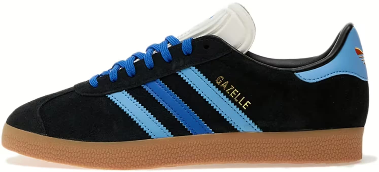 adidas Gazelle Black Light Blue (Women's)
