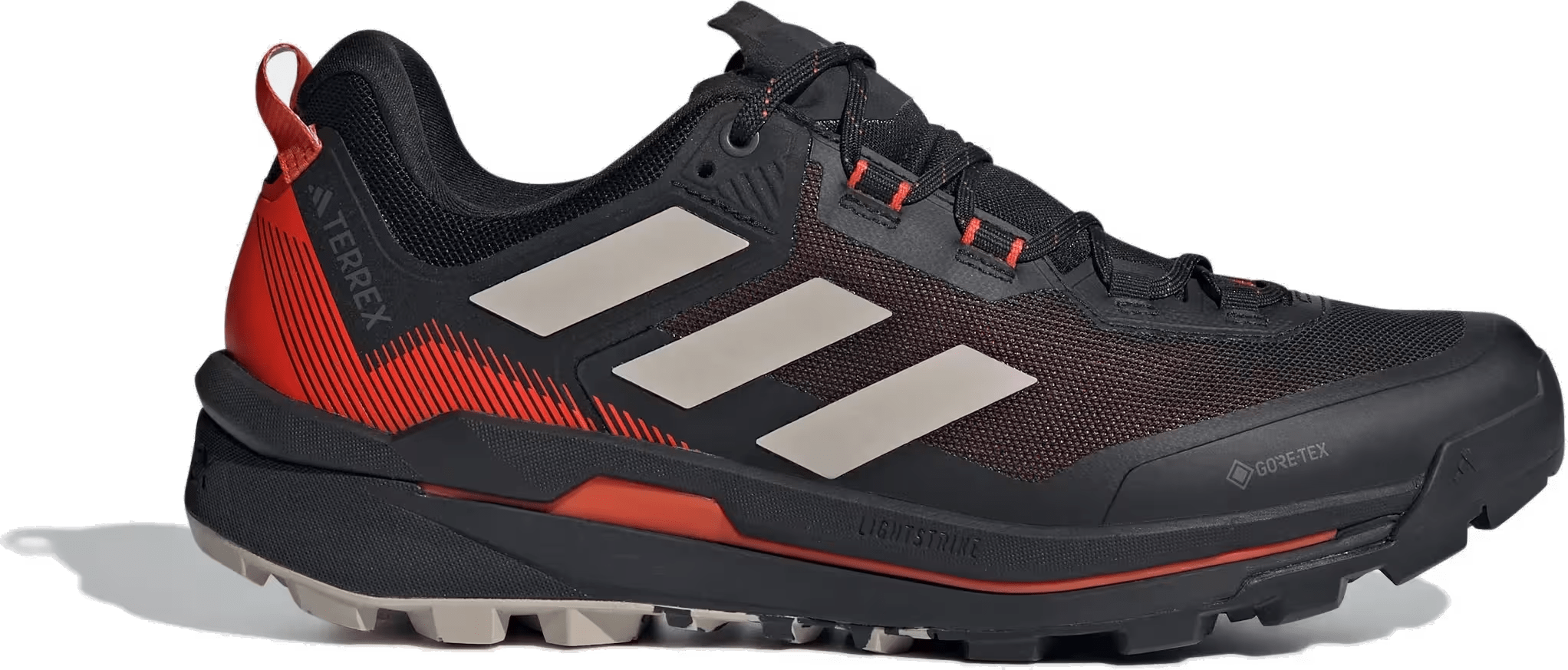 adidas Terrex Skychaser Tech Low Gore-Tex Core Black Wonder Beige Semi Impact Orange