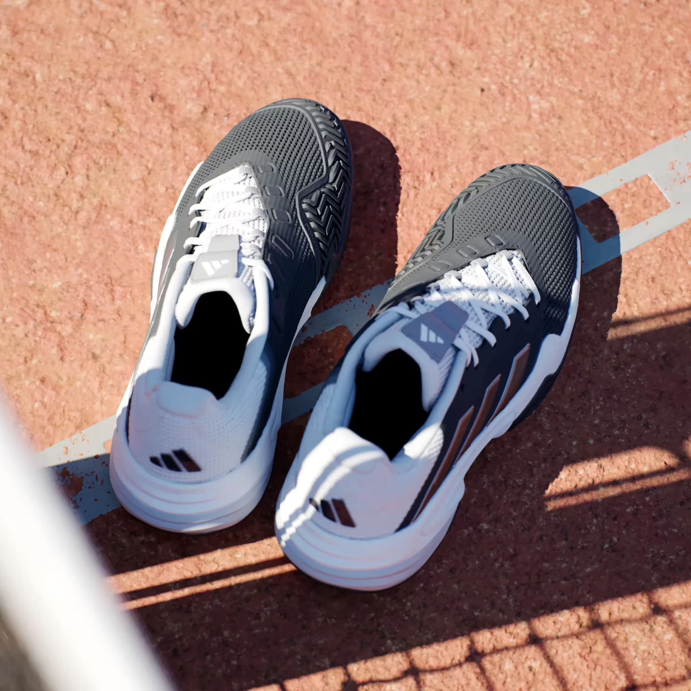 adidas Barricade 13 Clay Core Black Cloud White Grey Three