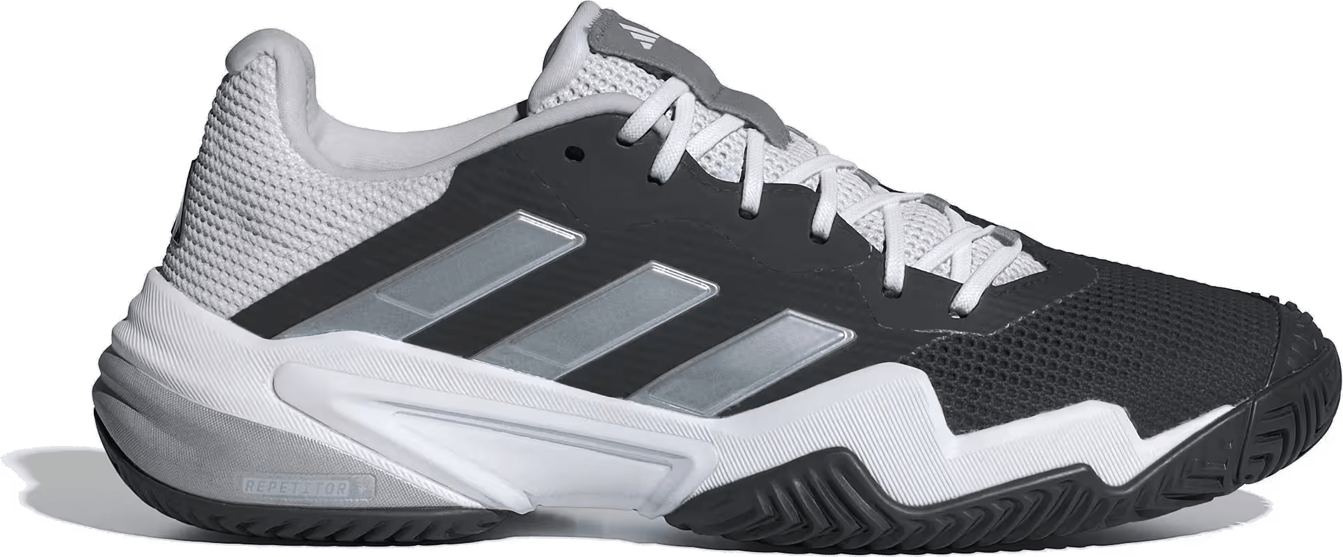 adidas Barricade 13 Core Black Cloud White Grey Three