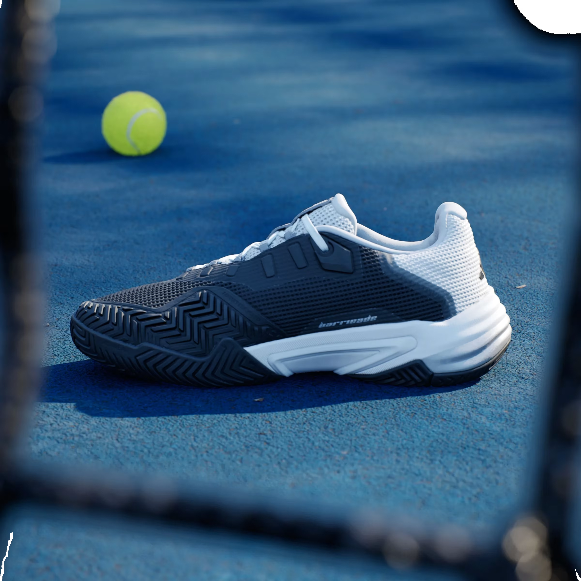 adidas Barricade 13 Core Black Cloud White Grey Three