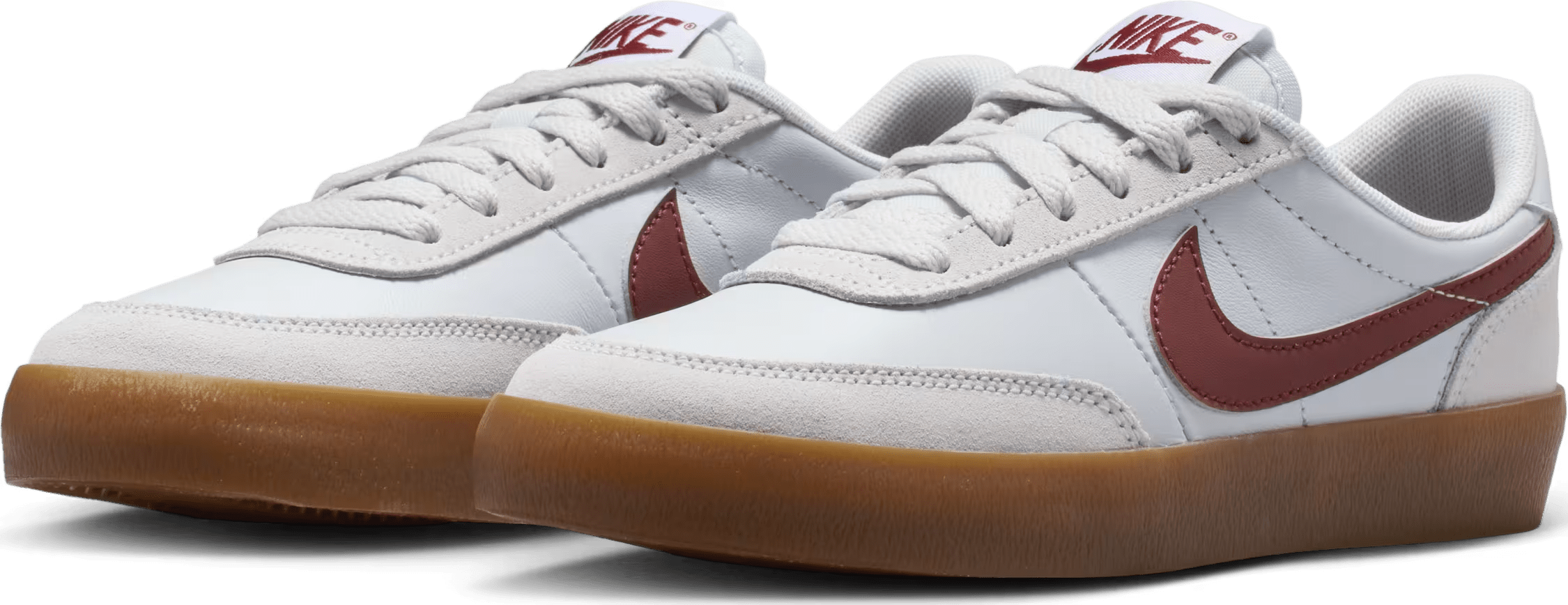 Nike Killshot 2 Pure Platinum Gum Medium Brown White Dark Team Red (GS)