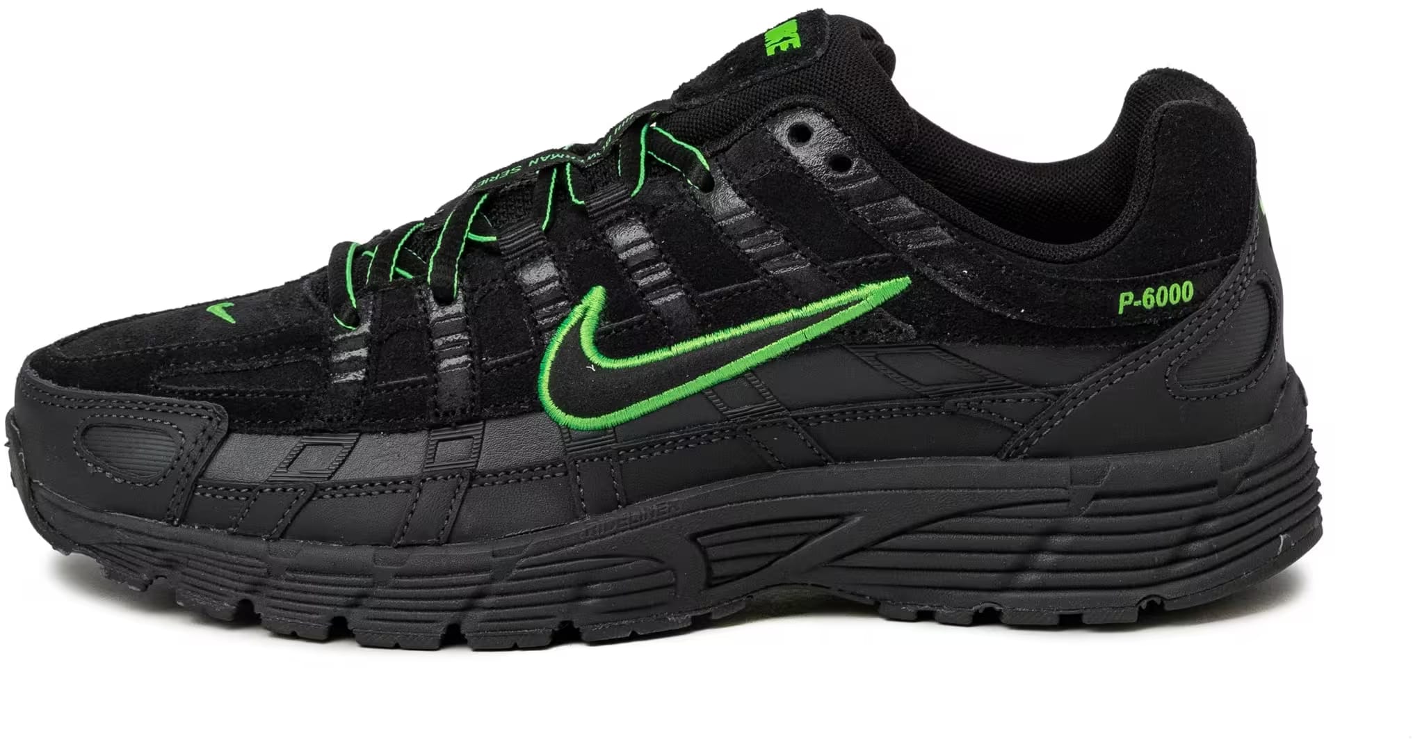 Nike P-6000 PRM Black Green Strike