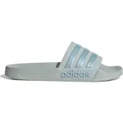 adidas Adilette Shower Slides Wonder Silver Magic Grey Met Wonder Blue