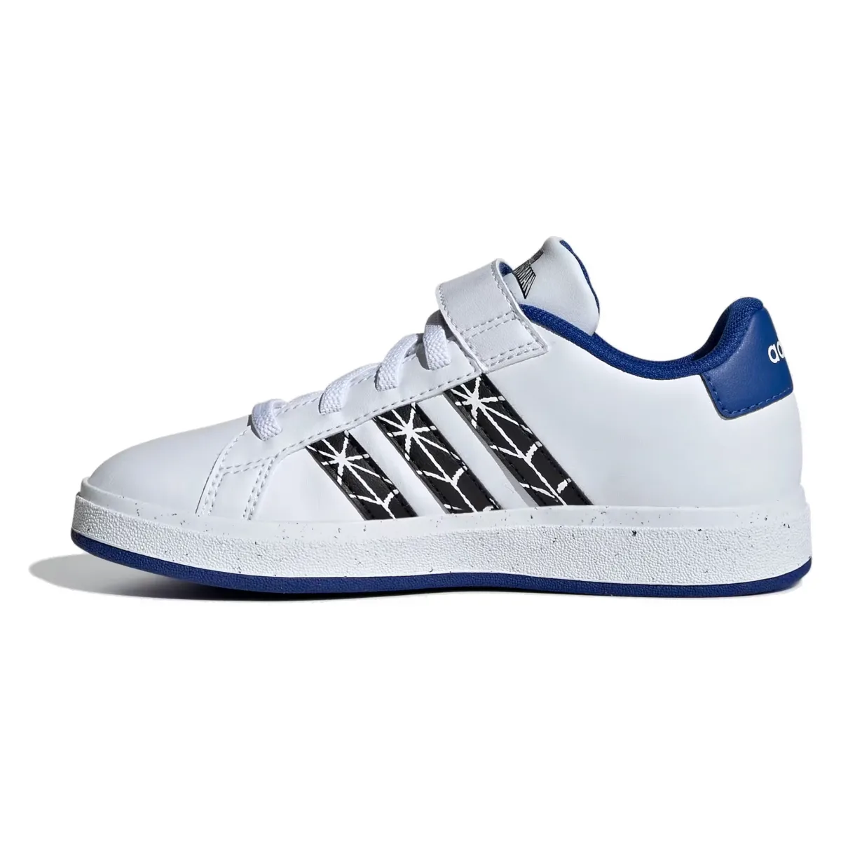 adidas Grand Court Strap Marvel Spider-Man Cloud White Core Black Royal Blue (GS)