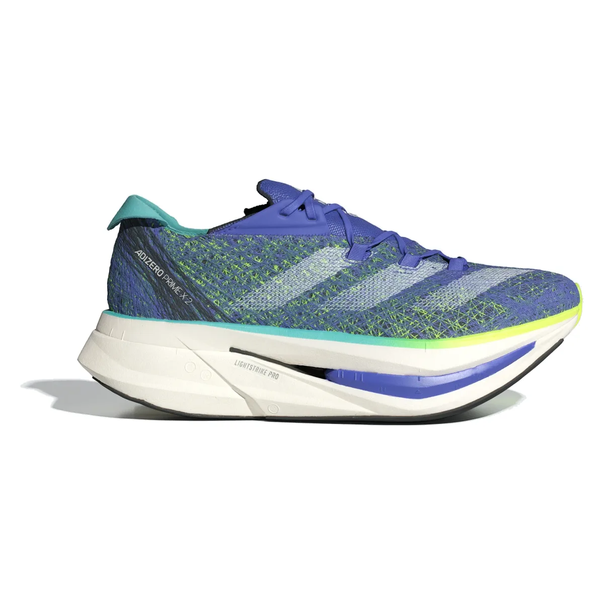 adidas Adizero Prime X 2.0 Strung Cobalt Blue Lucid Lemon