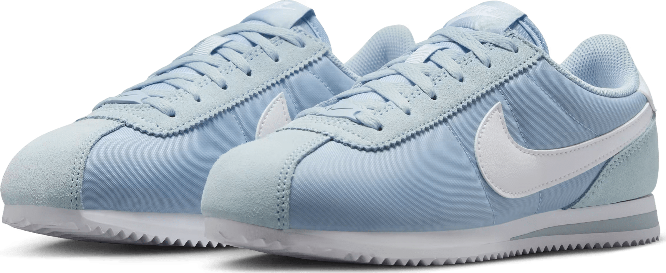 Nike Cortez Textile Light Armory Blue White (GS)