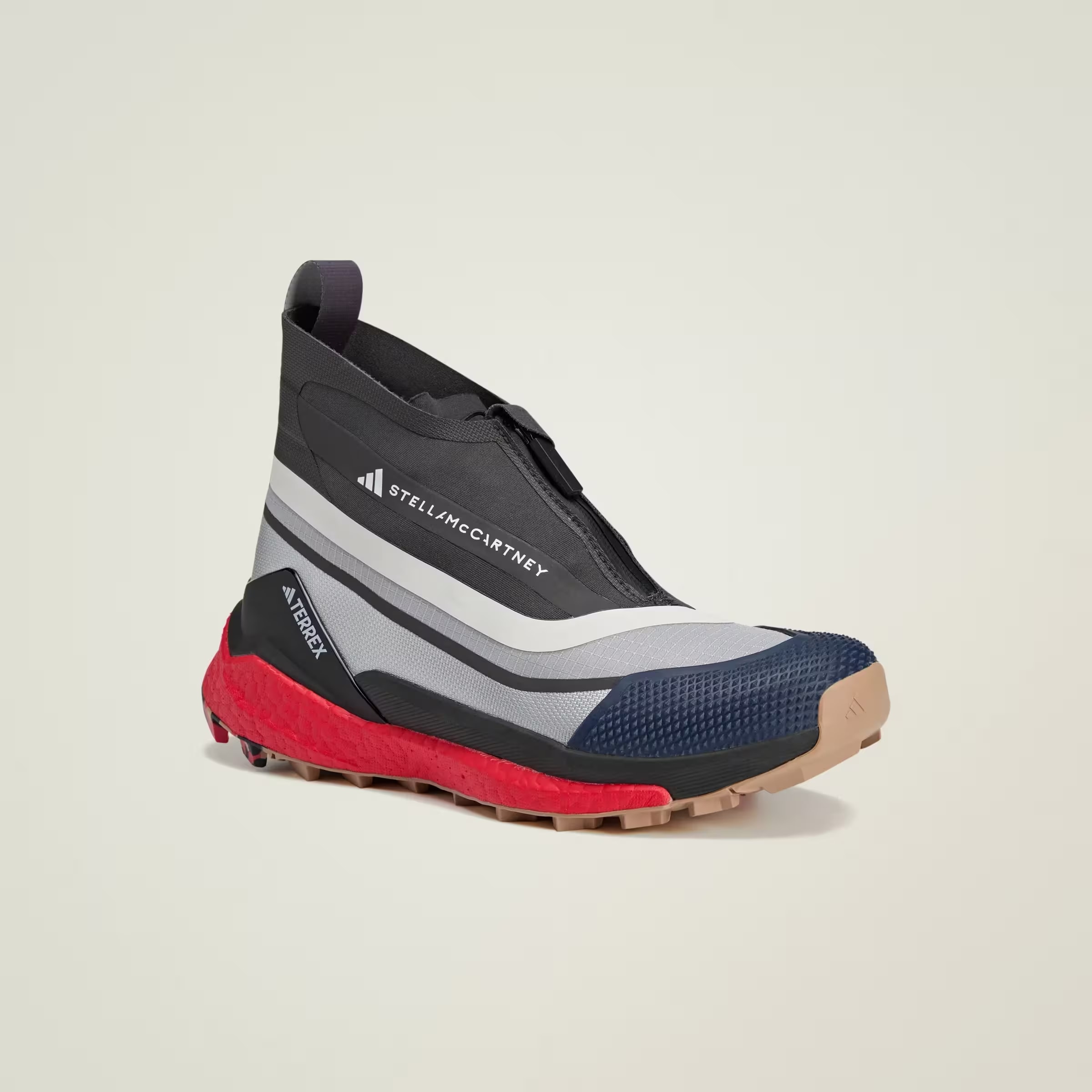 adidas Terrex Free Hiker Gore-Tex By Stella Mccartney Silver Metallic Cloud White Active Red