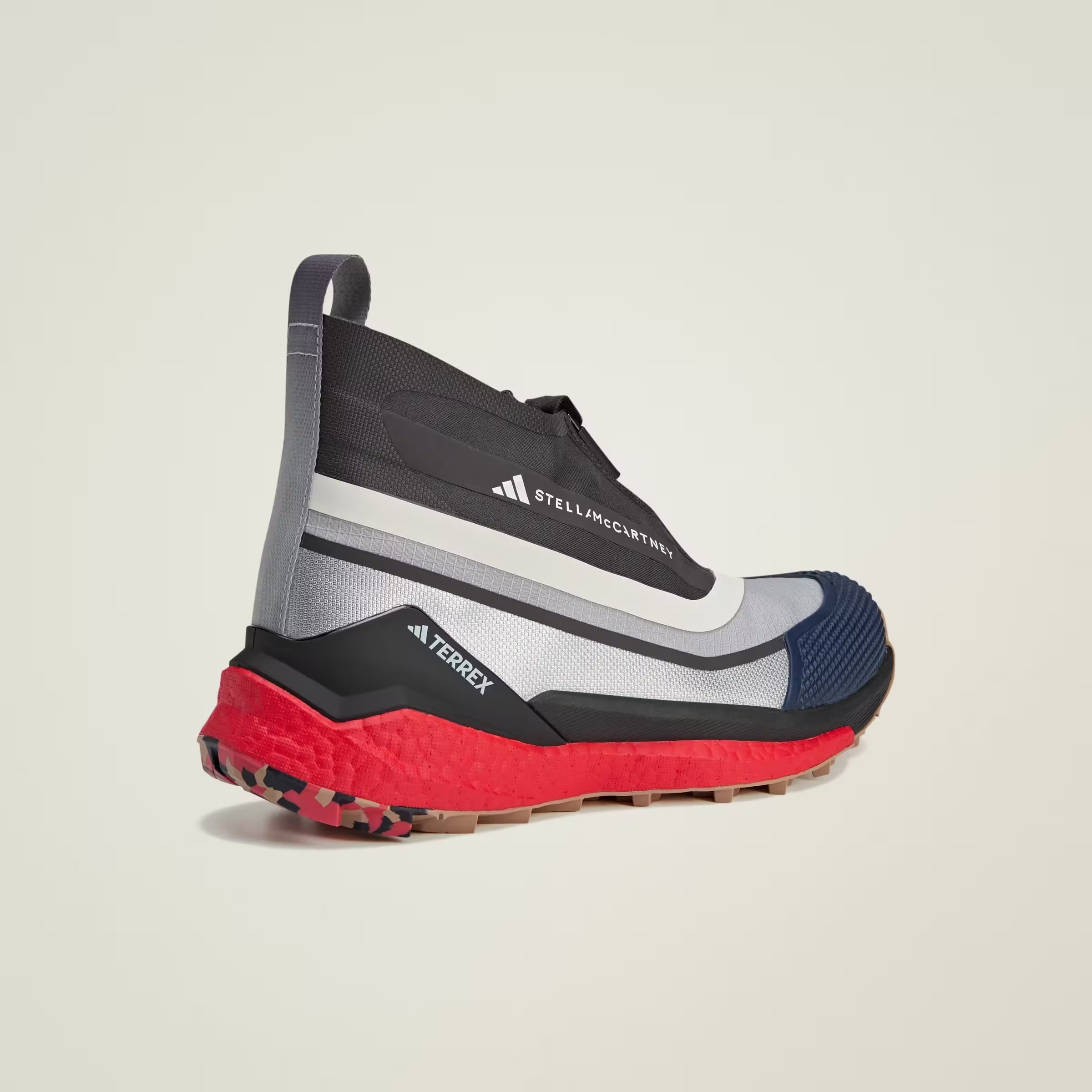 adidas Terrex Free Hiker Gore-Tex By Stella Mccartney Silver Metallic Cloud White Active Red