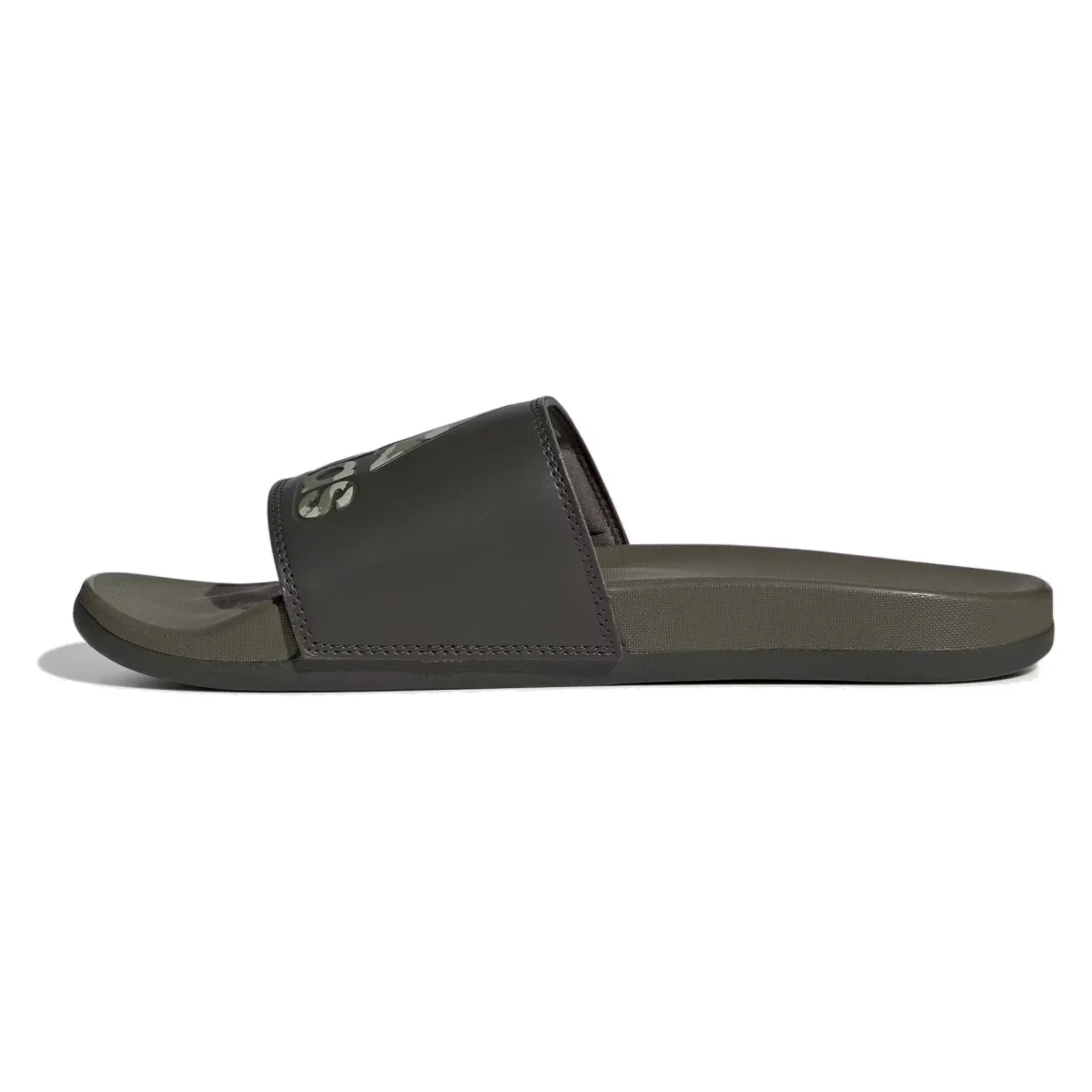 adidas Adilette Comfort Slides Shadow Olive Olive Strata