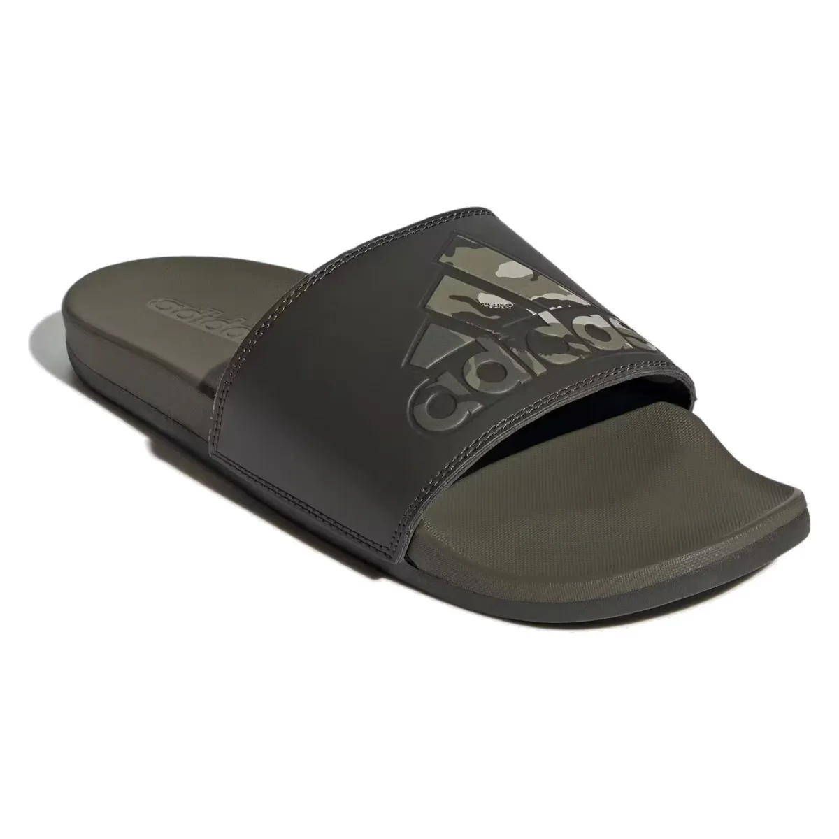 adidas Adilette Comfort Slides Shadow Olive Olive Strata