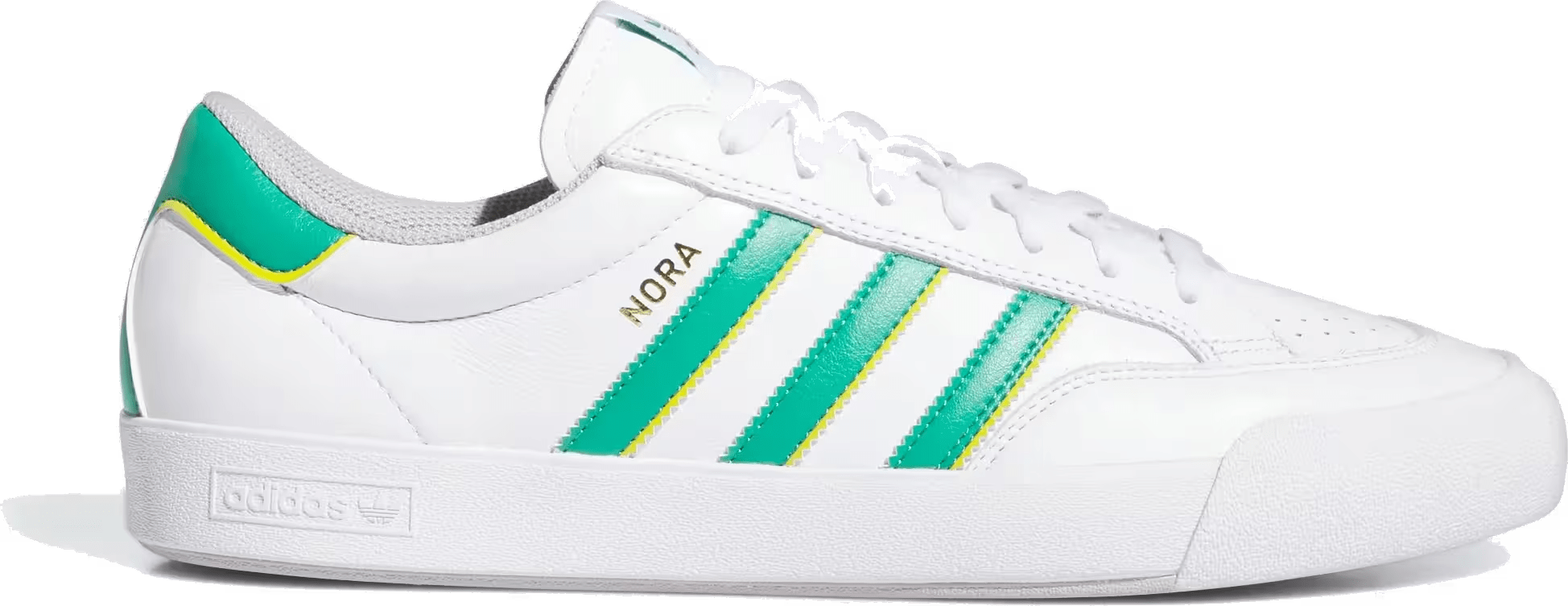 adidas Nora Cloud White Court Green Yellow