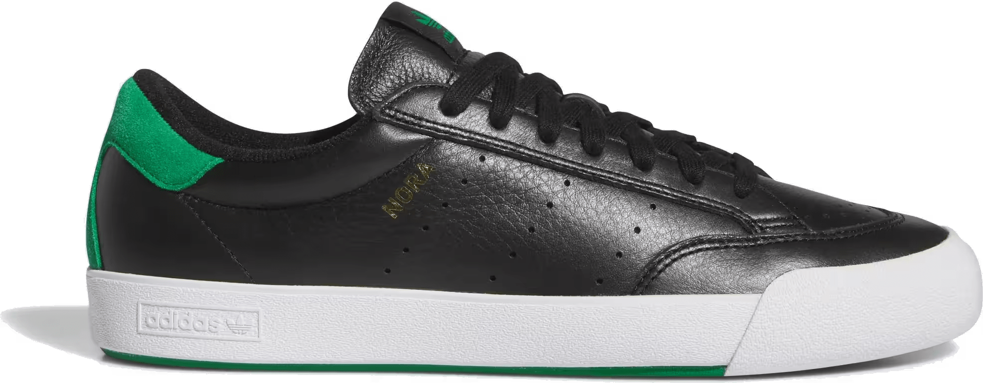 adidas Nora Signature Core Black Green Cloud White