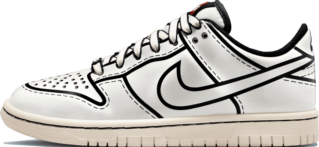 LEGO x Nike Dunk Low GS "Sail Black"