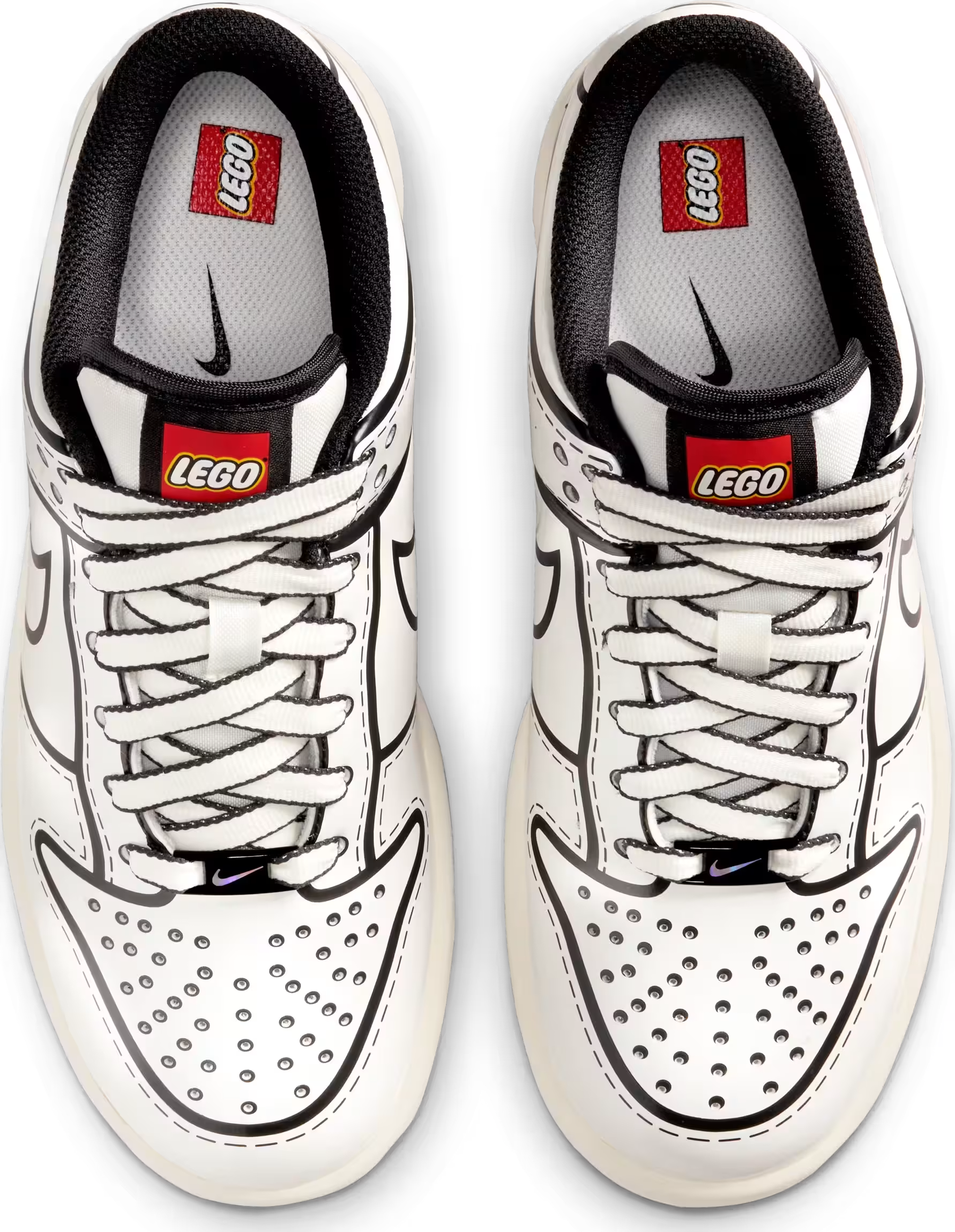 LEGO x Nike Dunk Low GS "Sail Black"