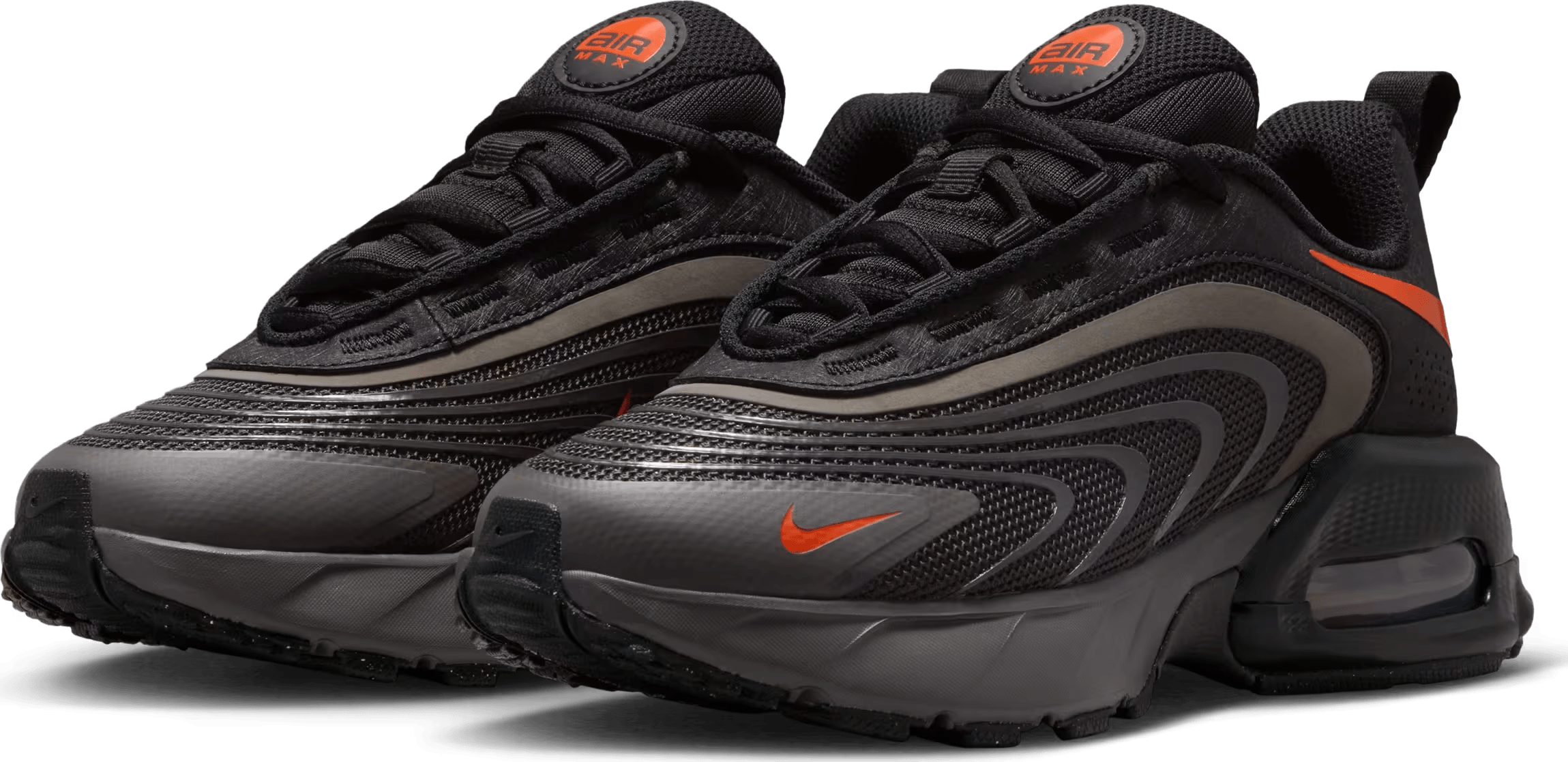 Nike Air Max Fire Medium Ash Black Orange (GS)
