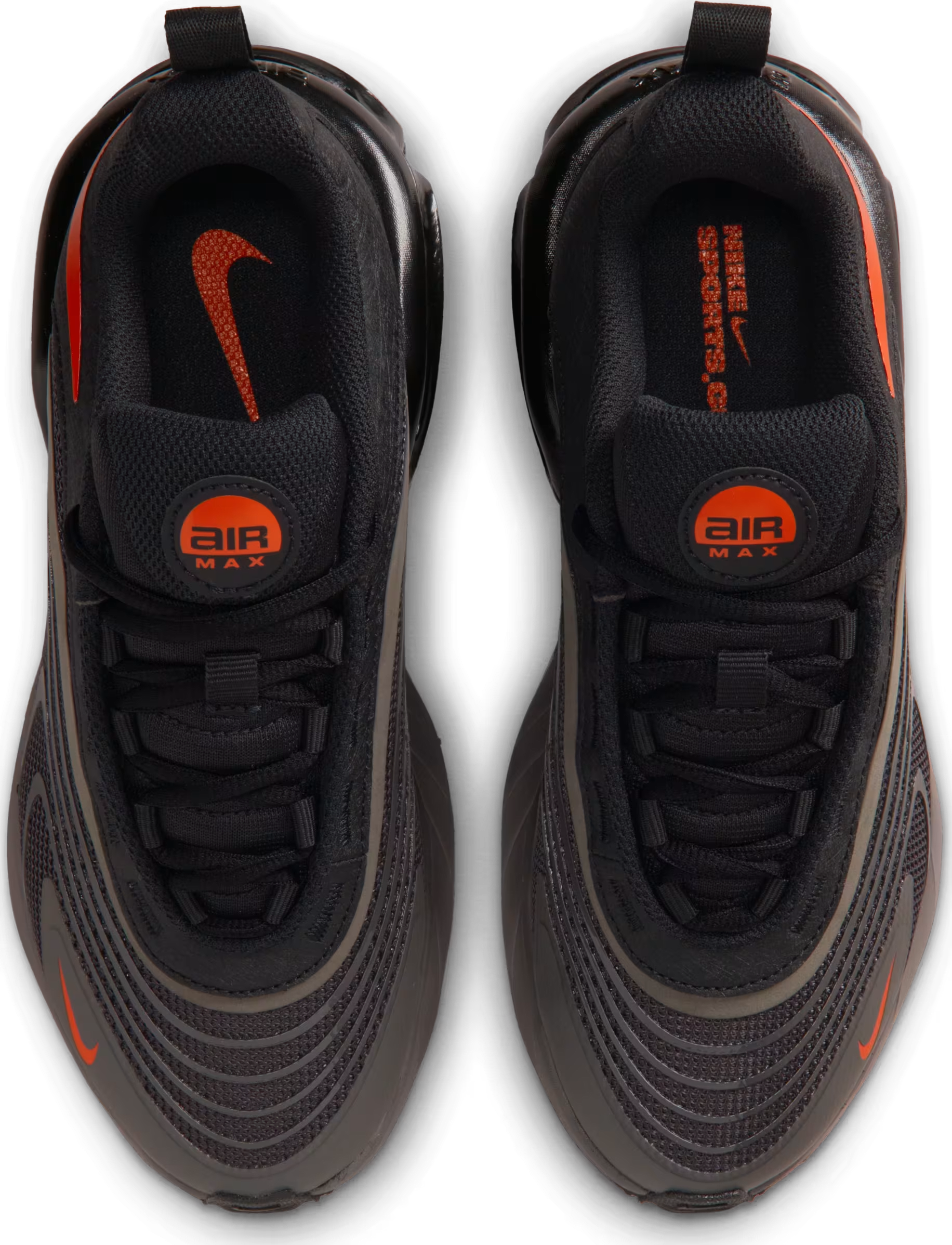Nike Air Max Fire Medium Ash Black Orange (GS)
