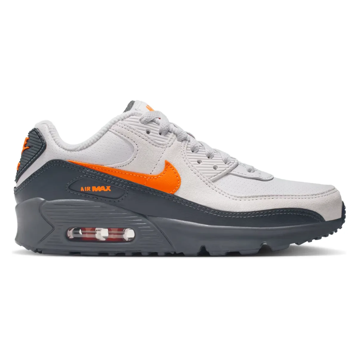 Nike Air Max 90 SE GS "Vast Grey Safety Orange"