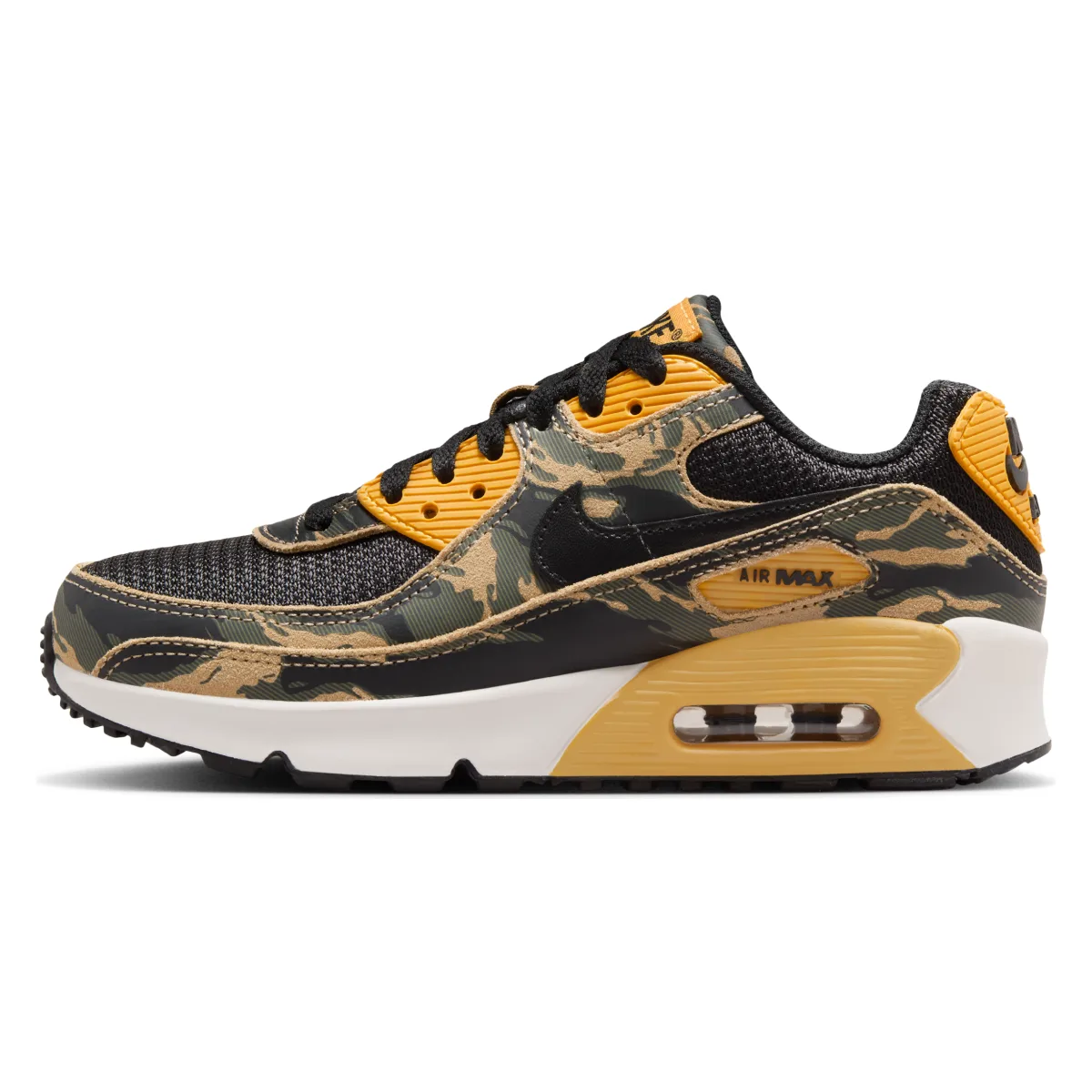 Nike Air Max 90 Camo Pack GS "University Gold"