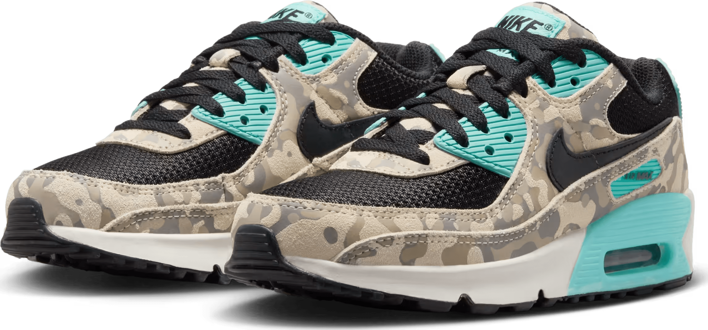 Nike Air Max 90 Camo Pack GS "Aurora Green"
