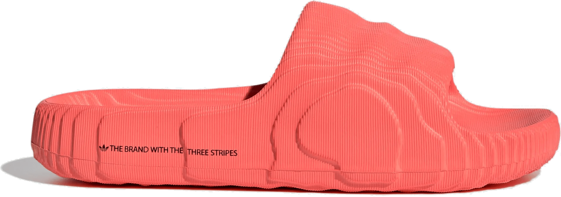 adidas Adilette 22 Slides Solar Red Core Black