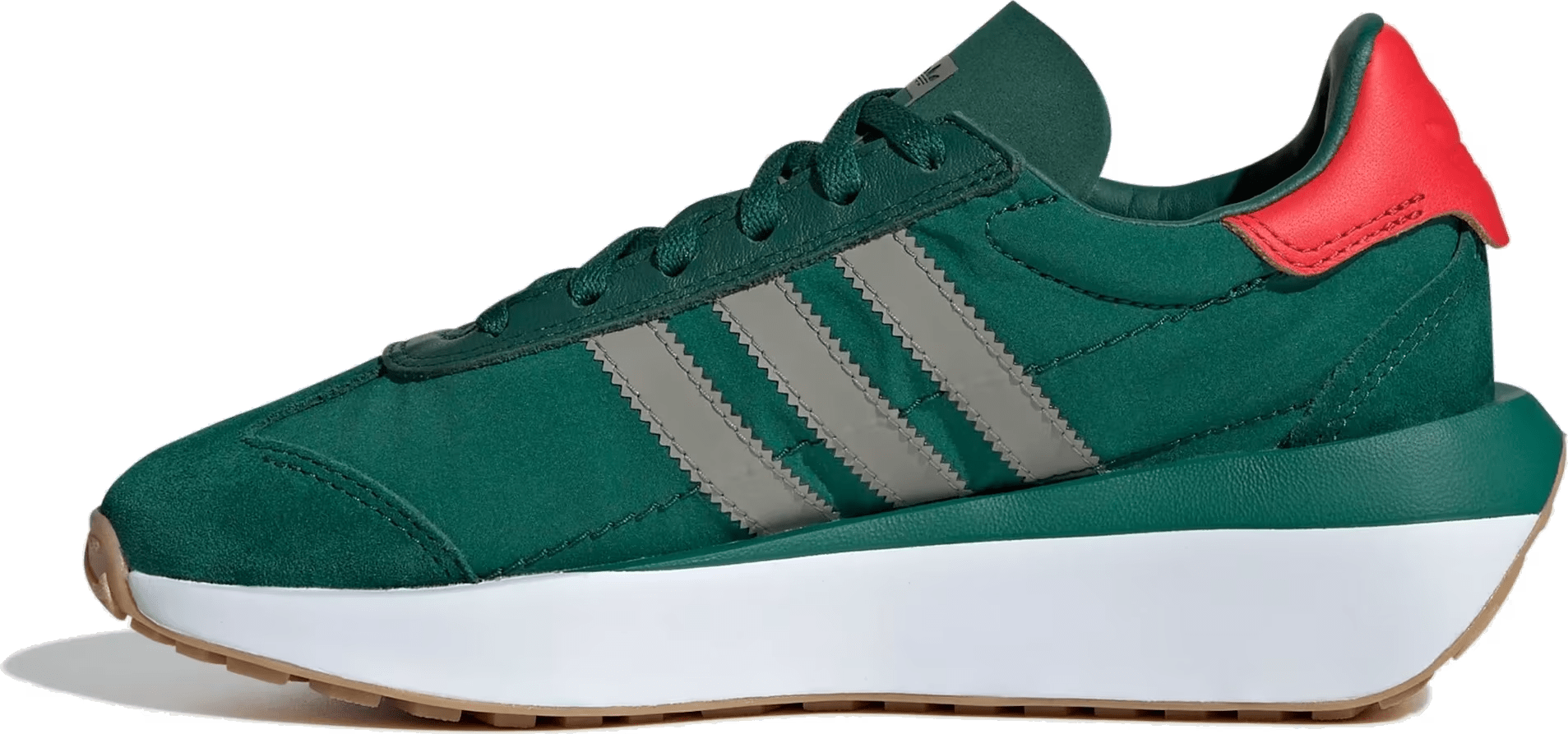 adidas Country XLG Collegiate Green Silver Pebble Bright Red (GS)