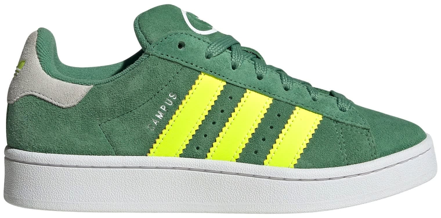 adidas Campus 00s Preloved Green Solar Yellow (Kids)