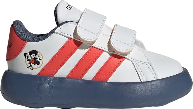 adidas Grand Court 2.0 Disney Mickey Cloud White Bright Red Preloved Ink (TD)