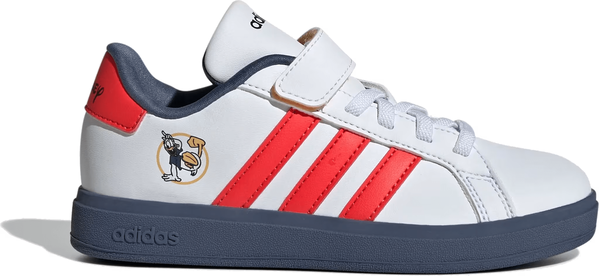 adidas Grand Court Disney Mickey Cloud White Bright Red Preloved Ink (PS)