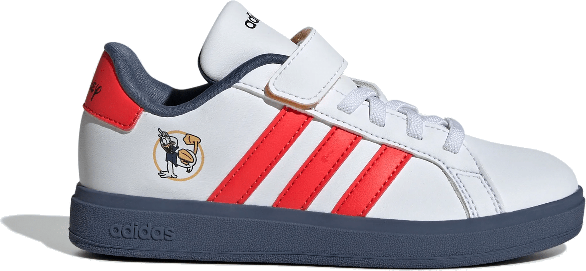 adidas Grand Court Disney Mickey Cloud White Bright Red Preloved Ink (PS)