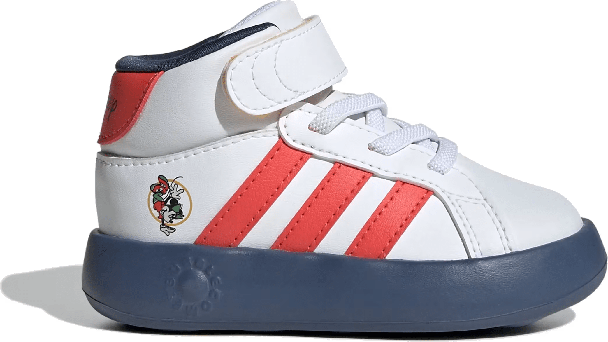 adidas Grand Court Disney Mickey Cloud White Bright Red Preloved Ink (TD)