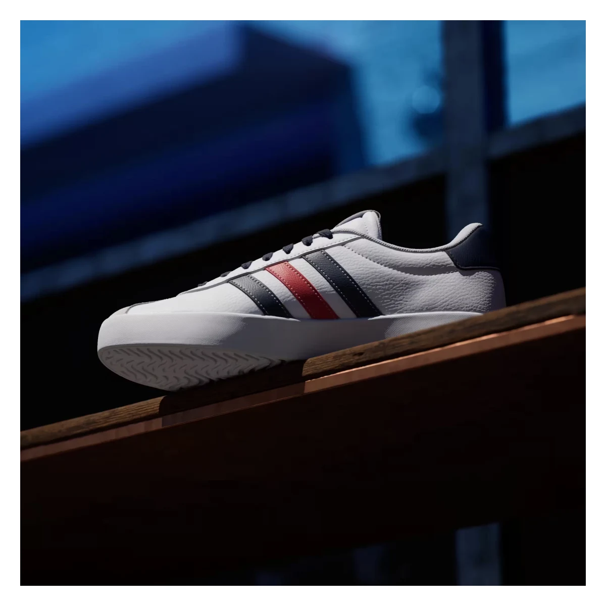adidas Vl Court 3.0 Cloud White Team Navy Blue Better Scarlet