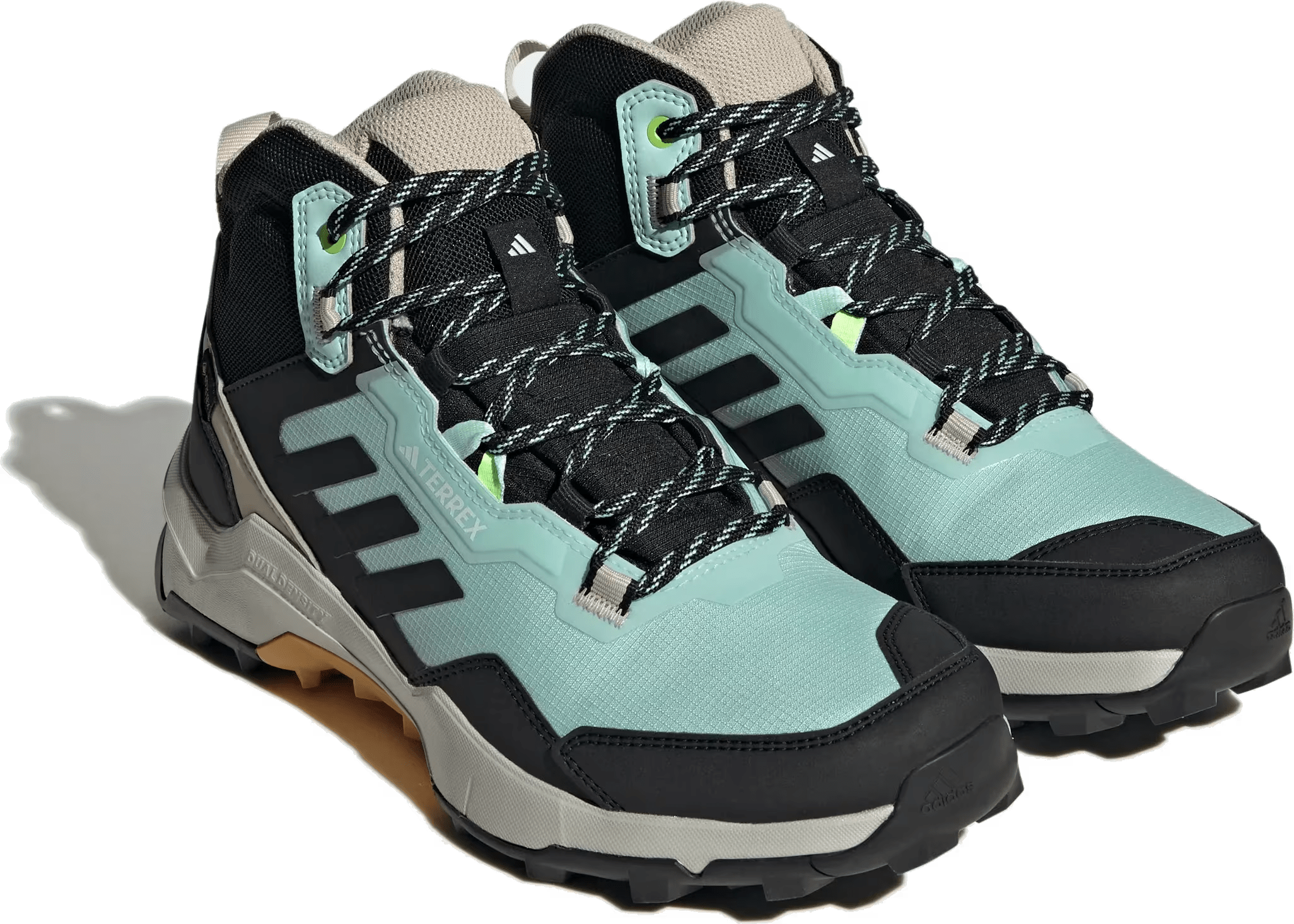 adidas Terrex AX4 Mid Gore-Tex Semi Flash Aqua Core Black Preloved Yellow (Women's)