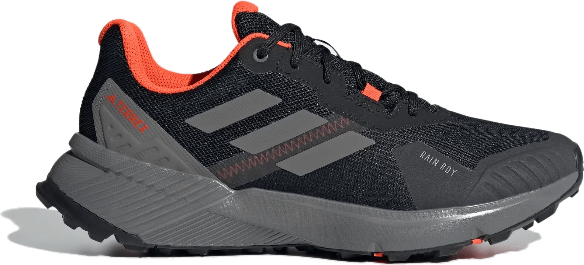 adidas Terrex Soulstride Rain.RDY Trail Core Black Grey Four Solar Red