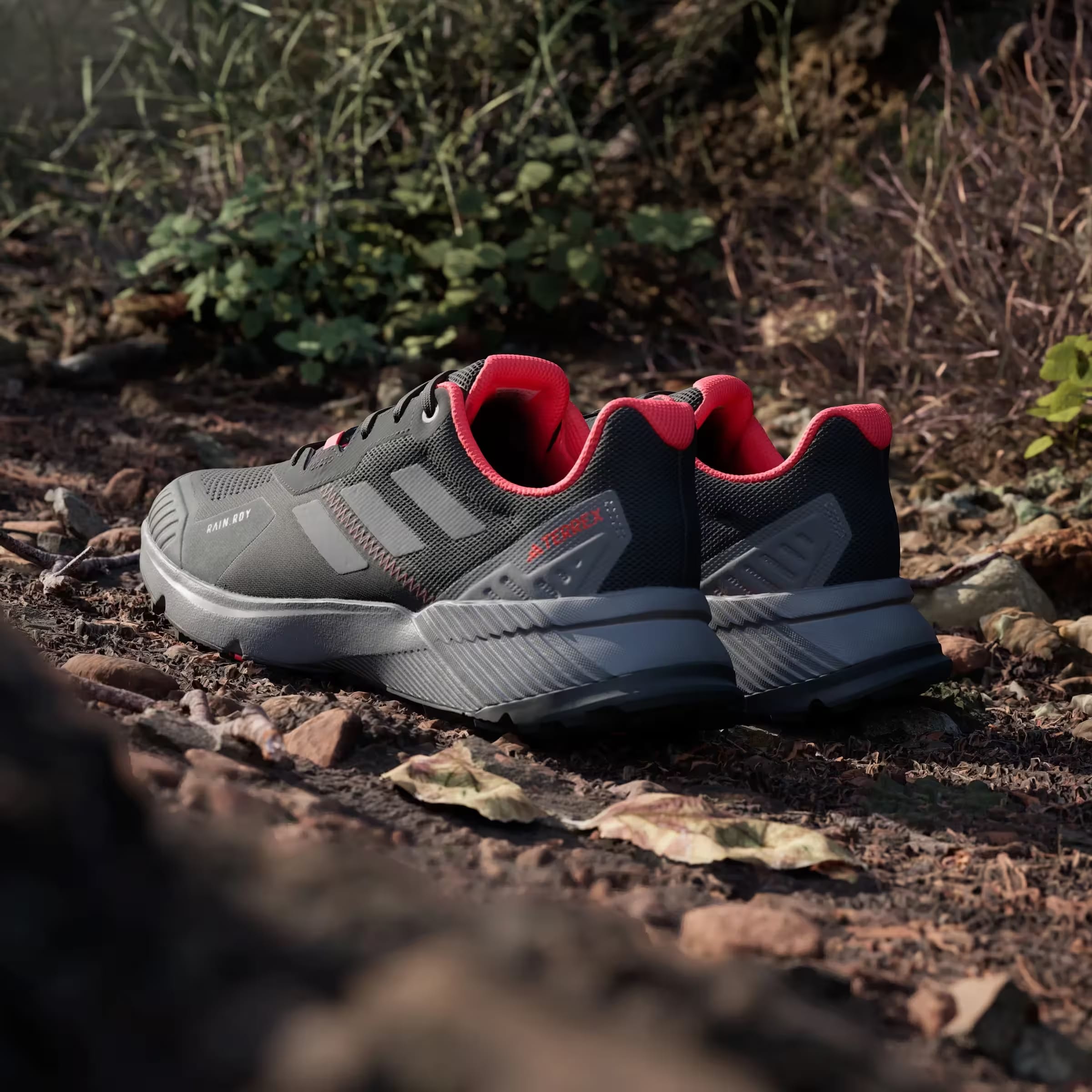 adidas Terrex Soulstride Rain.RDY Trail Core Black Grey Four Solar Red
