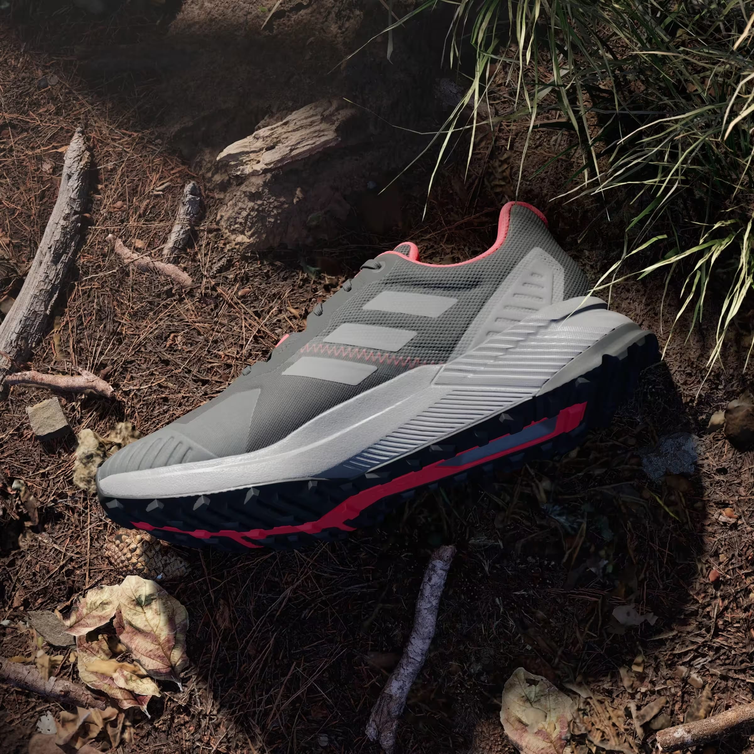 adidas Terrex Soulstride Rain.RDY Trail Core Black Grey Four Solar Red