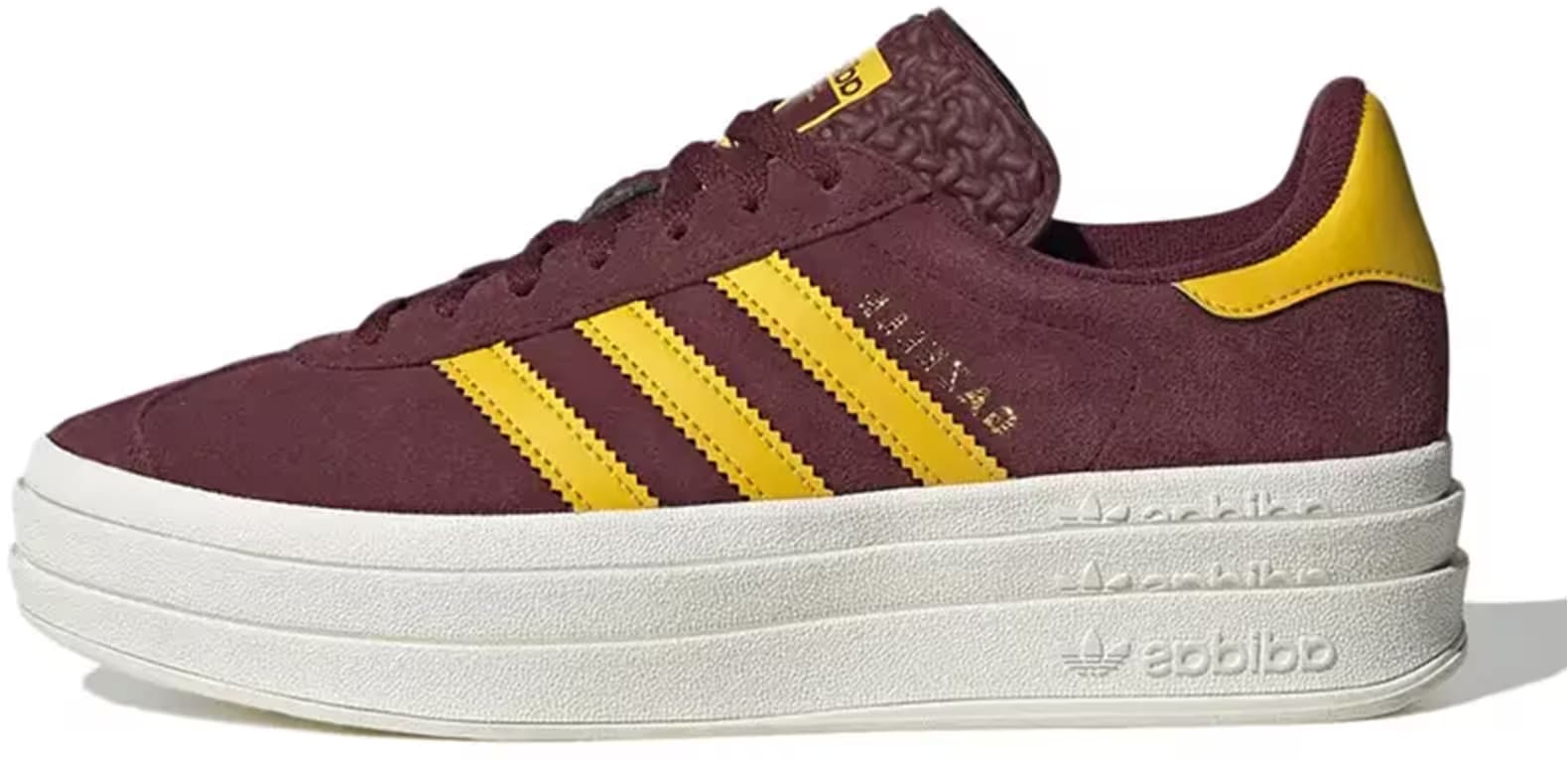adidas Gazelle Bold Shadow Red Bold Gold (Women's)