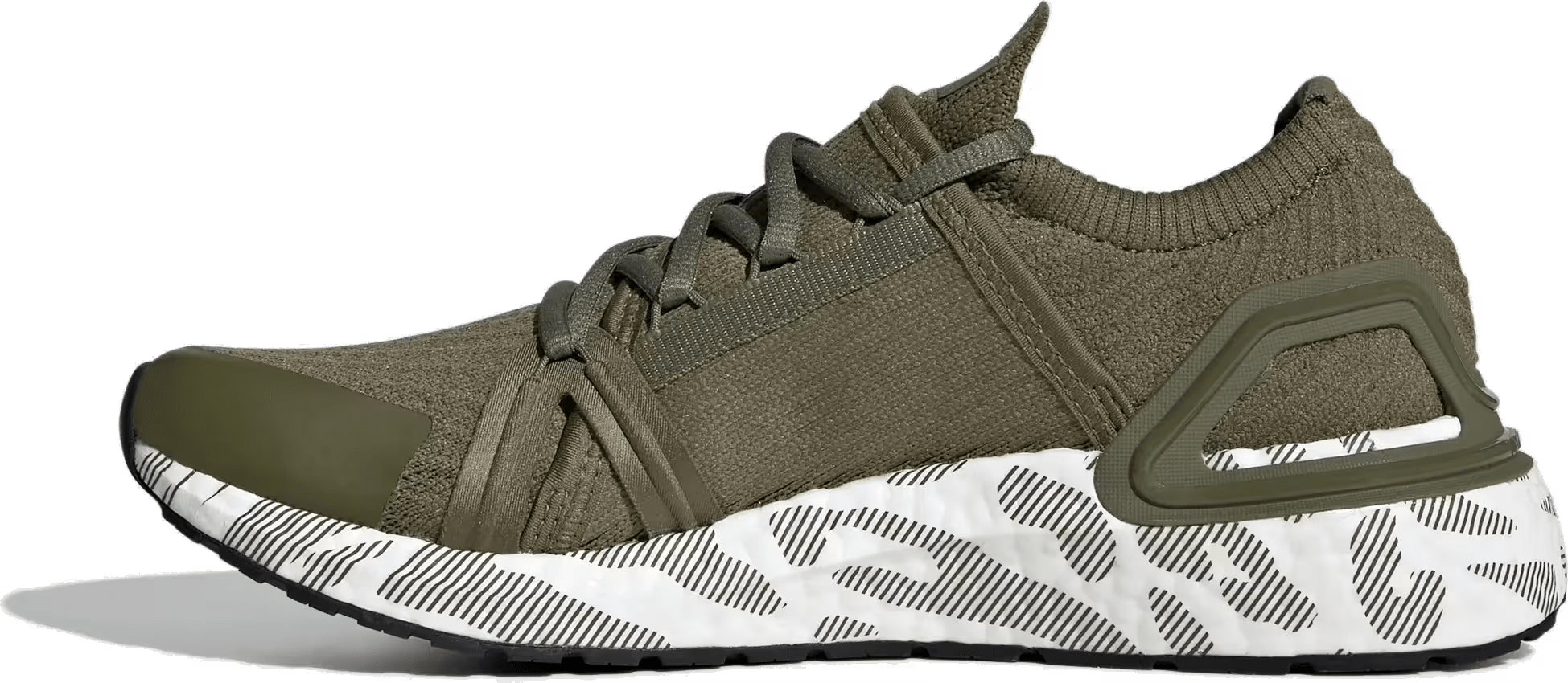 adidas Ultra Boost 20 By Stella Mccartney Trace Khaki Black White (Women's)