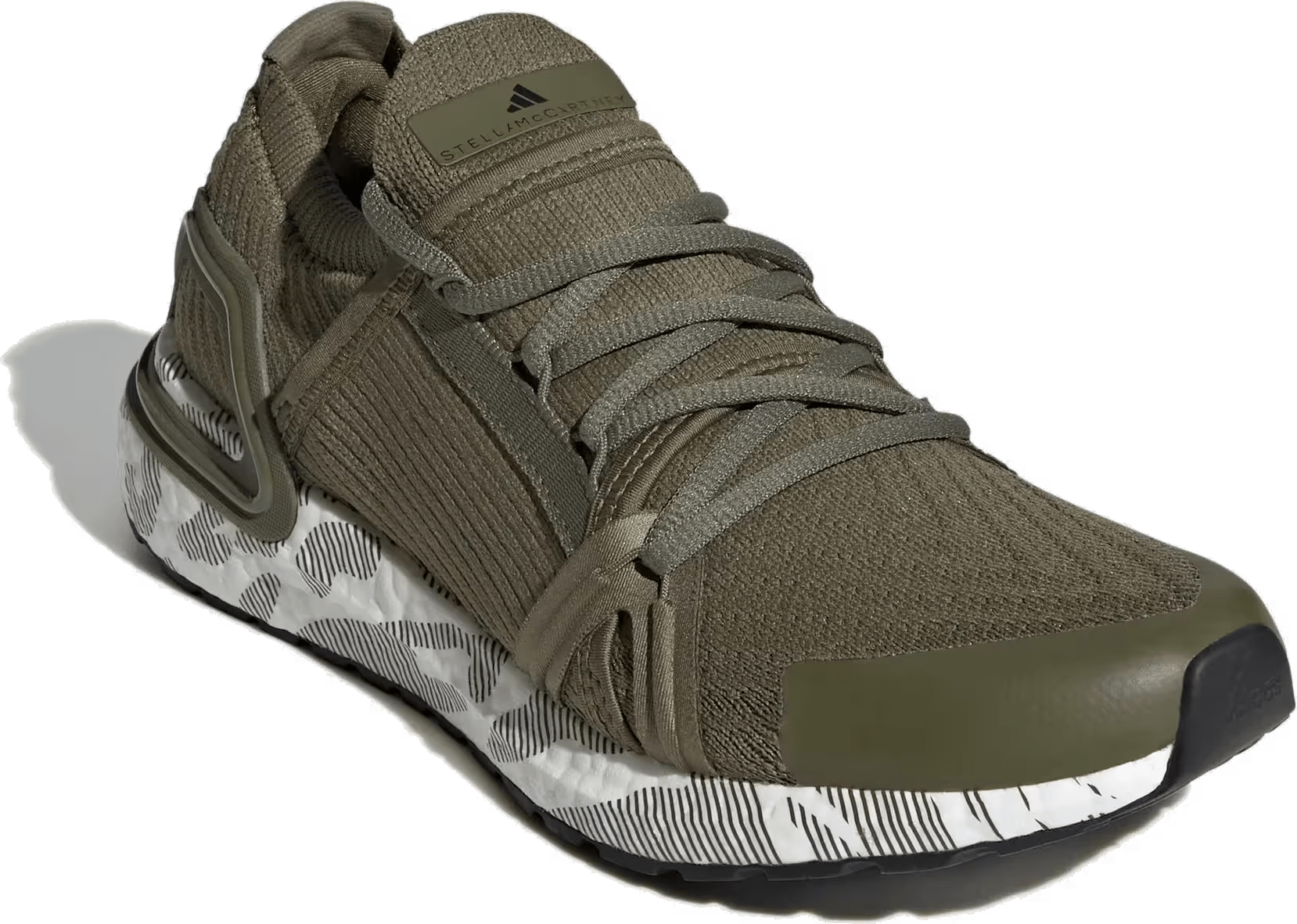 adidas Ultra Boost 20 By Stella Mccartney Trace Khaki Black White (Women's)