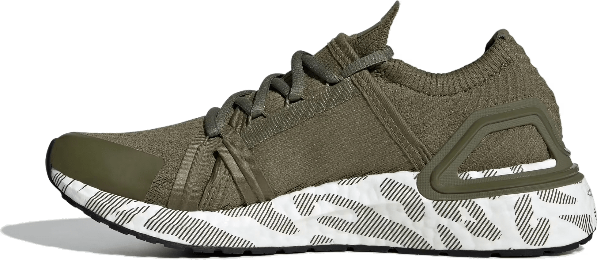 adidas Ultra Boost 20 By Stella Mccartney Trace Khaki Black White (Women's)