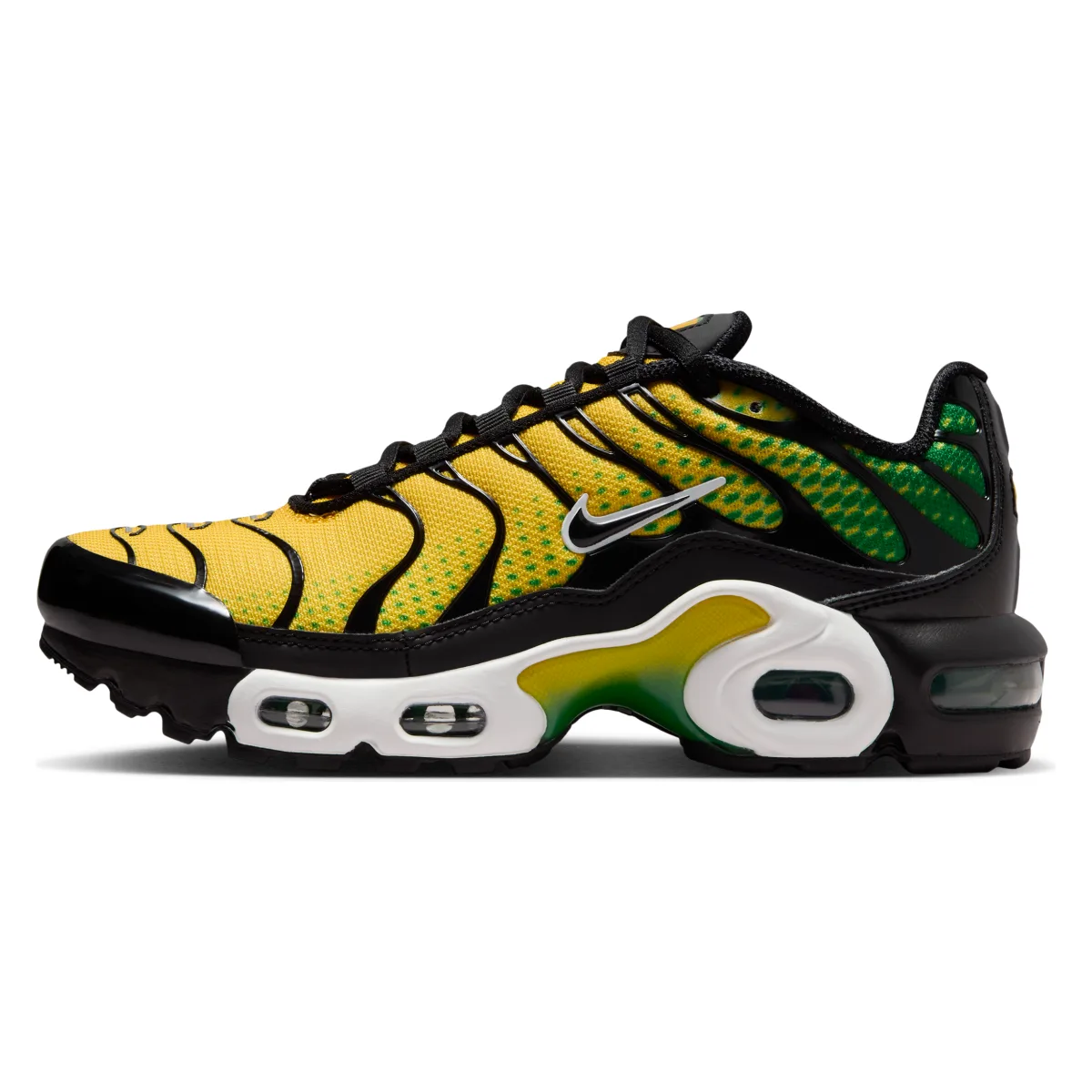 Nike Air Max Plus GS "Varsity Maize Pine Green"