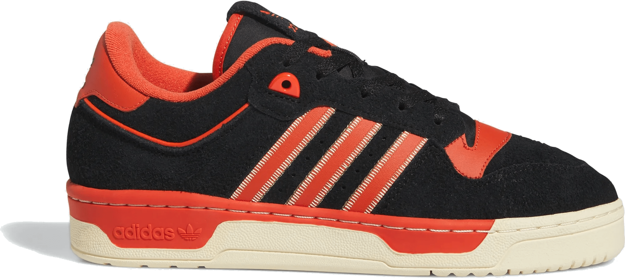 adidas Rivalry 86 Low Core Black Preloved Red Easy Yellow