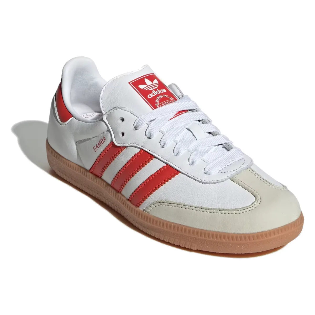 Adidas Samba OG "Cloud White Solar Red"