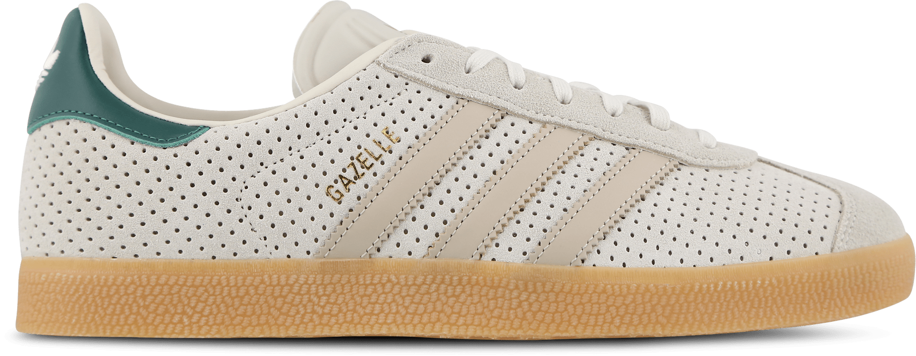 adidas Gazelle Aluminium Wonder Beige Collegiate Green