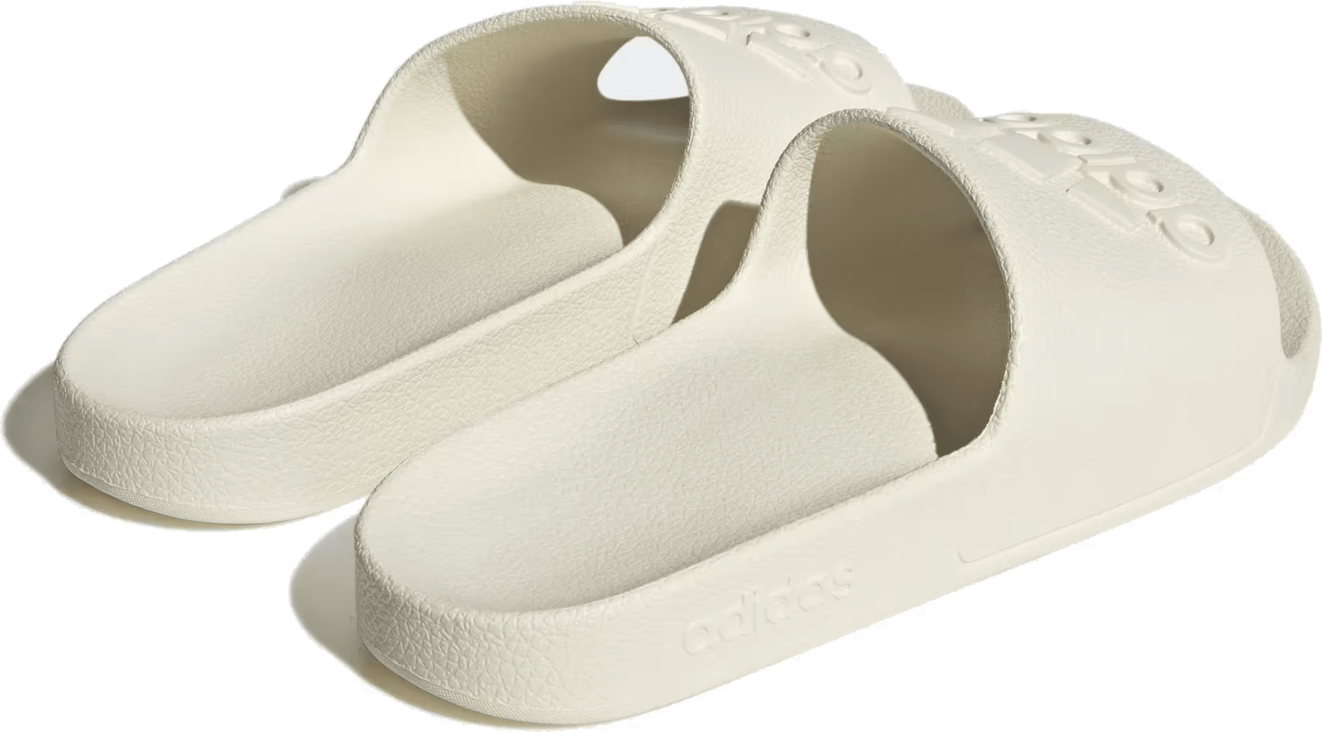 adidas Adilette Aqua Slides Off White