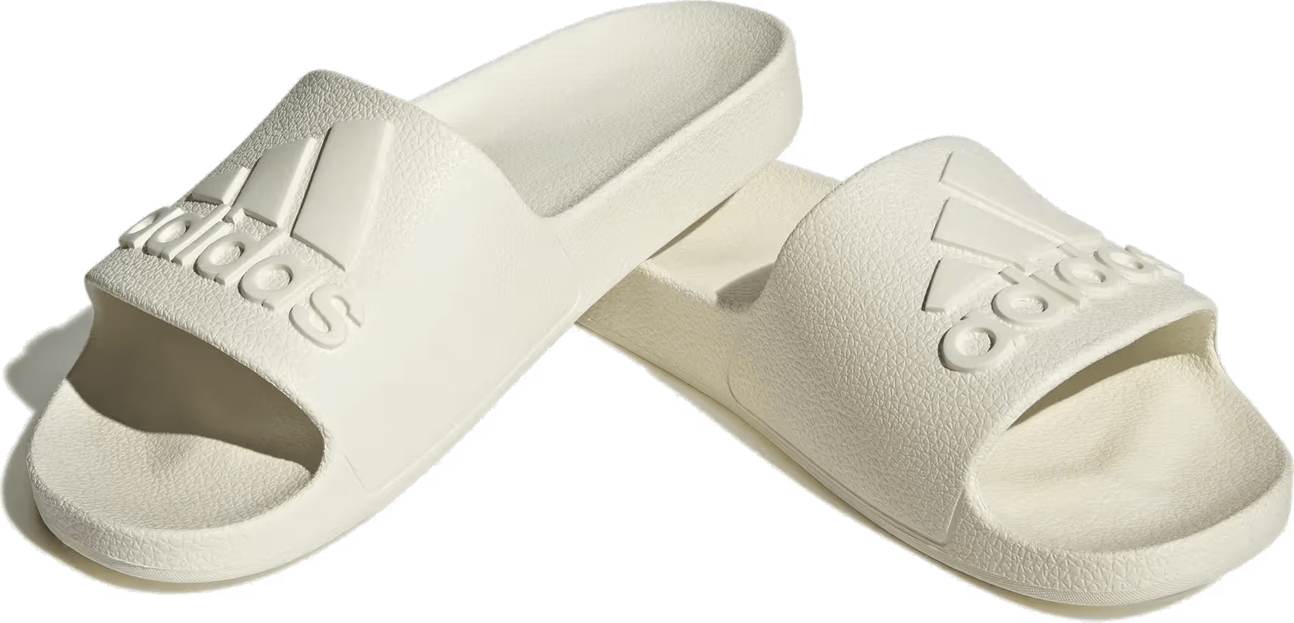 adidas Adilette Aqua Slides Off White