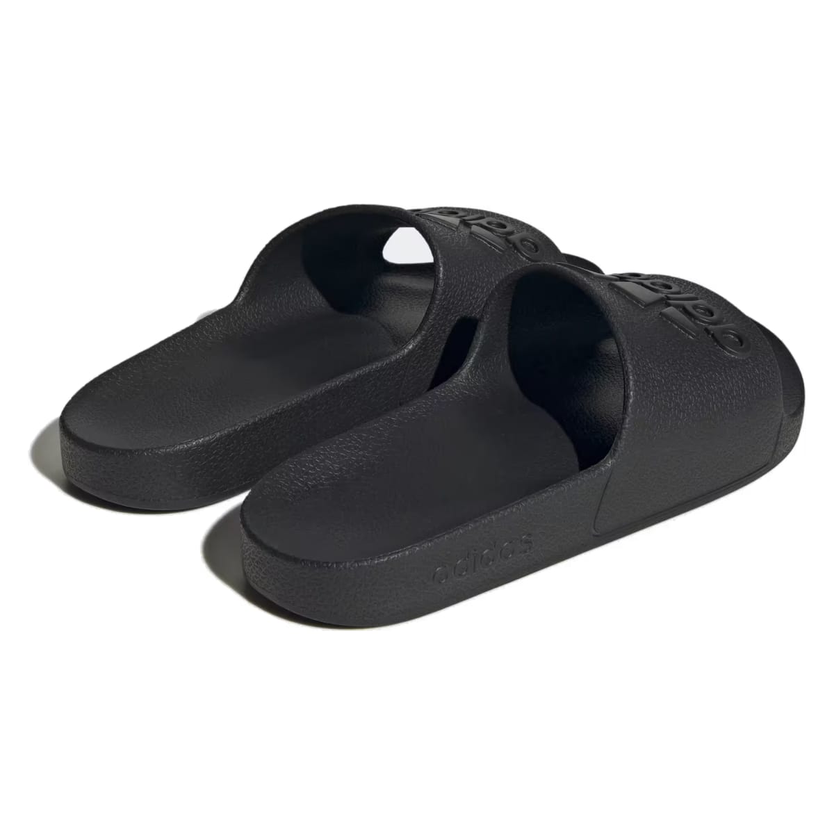 adidas Adilette Aqua Slides Core Black Logo