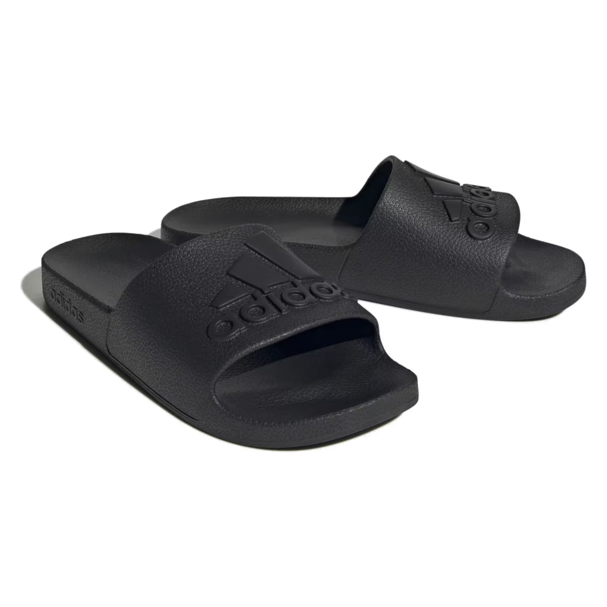 adidas Adilette Aqua Slides Core Black Logo