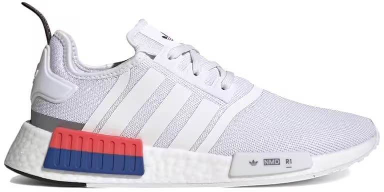 adidas NMD R1 White Bright Red